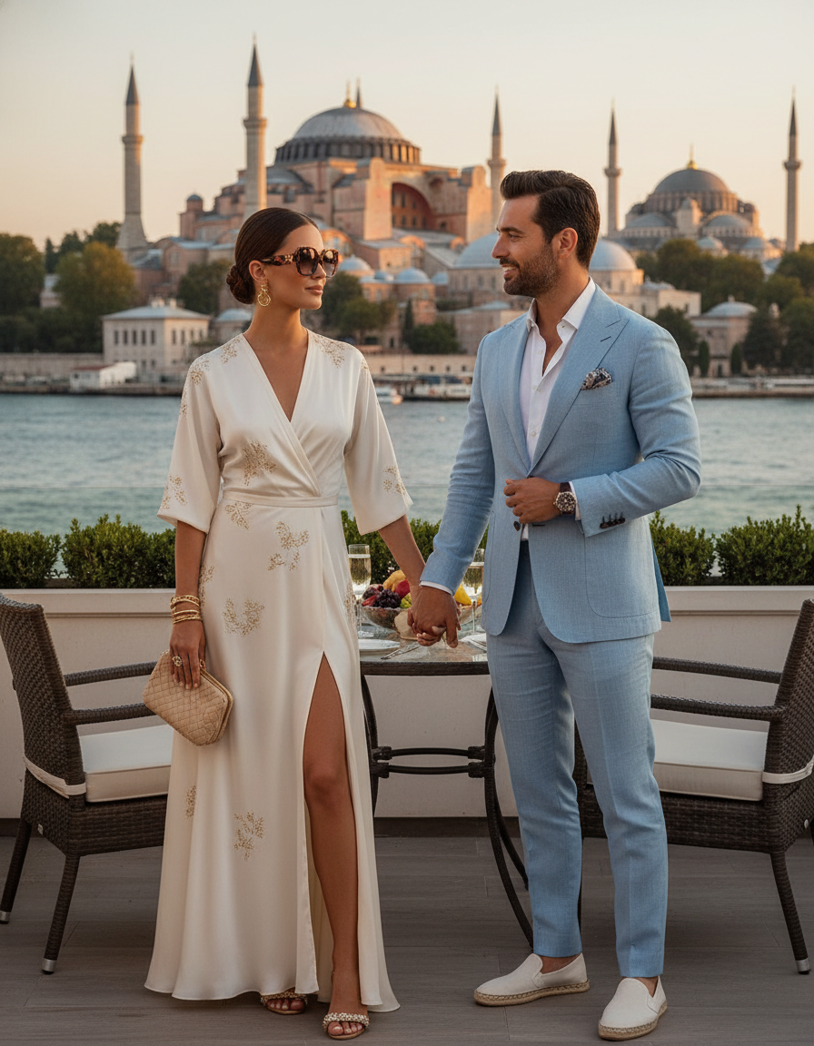 Gemma Deeks Style Guide: Resort Wear Date night in Istanbul Summer 2026