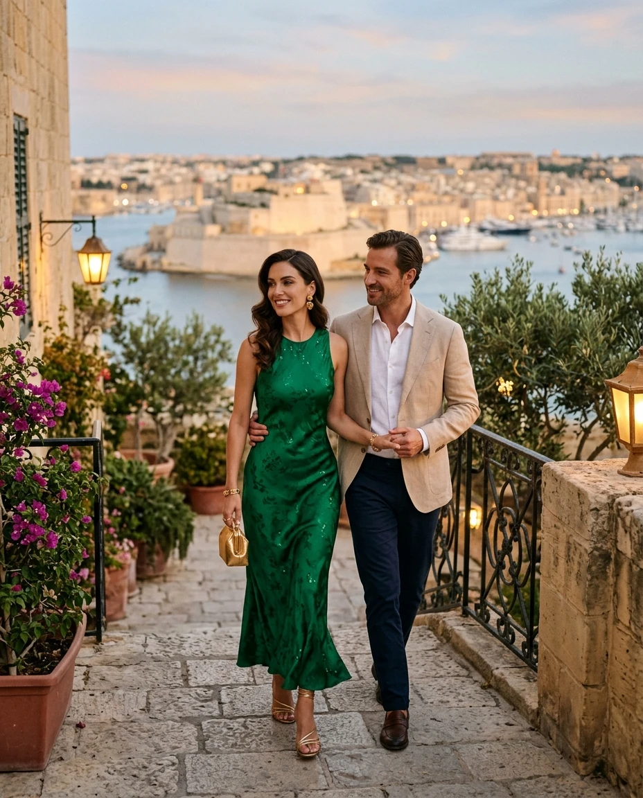 Gemma Deeks Style Guide: Resort Wear Date night in Malta Summer 2026