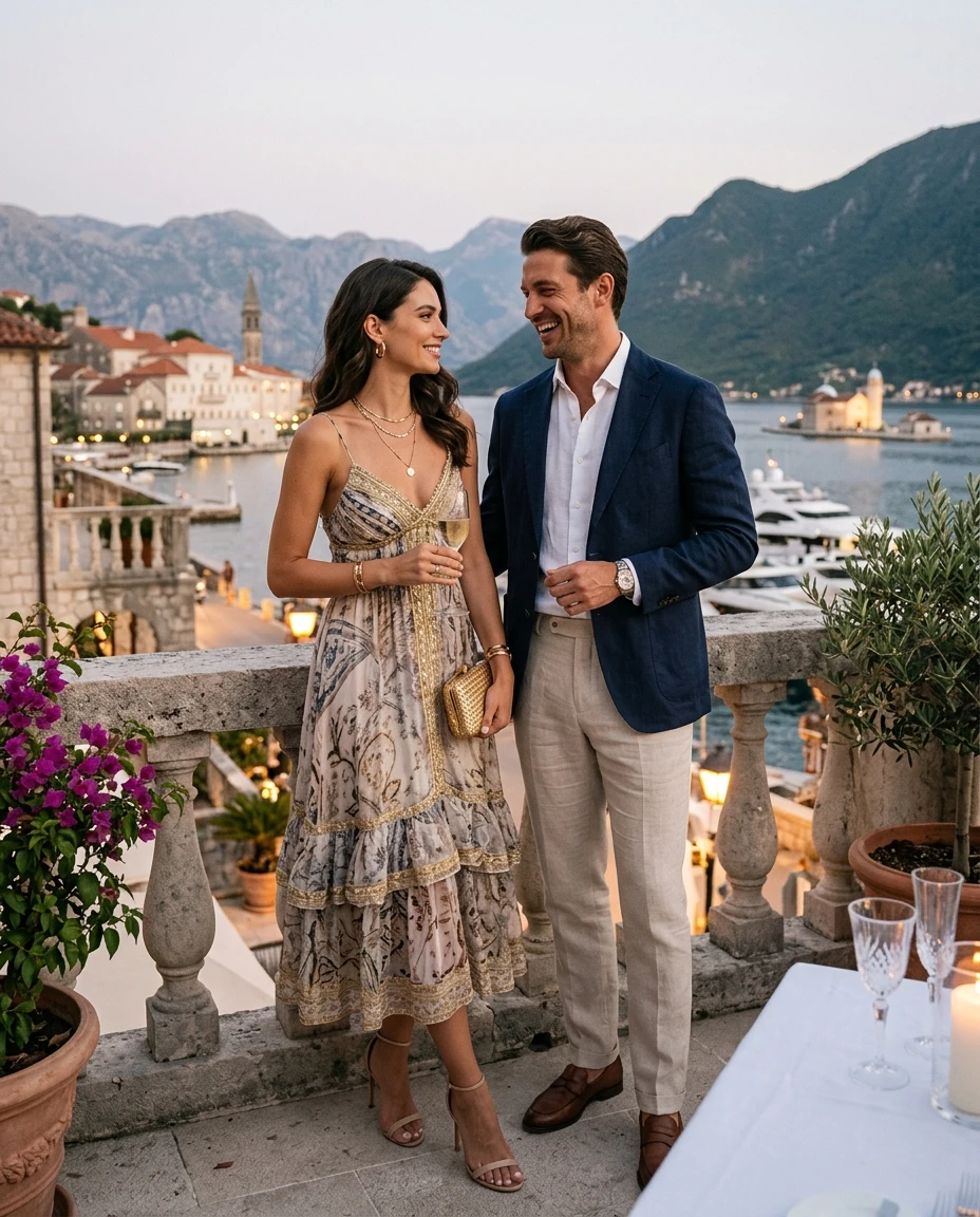 Gemma Deeks Style Guide: Resort Wear Date night in Montenegro Summer 2026