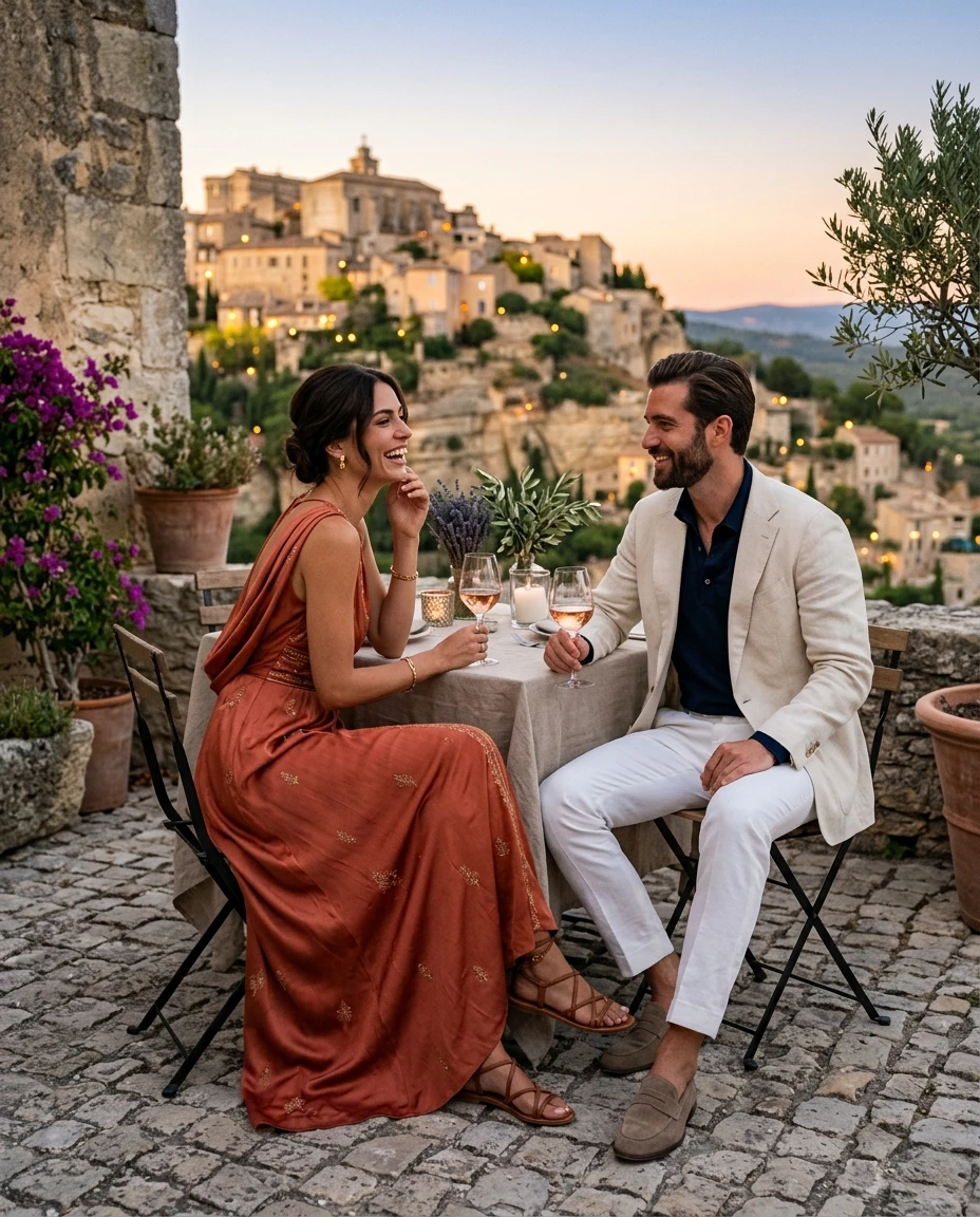 Gemma Deeks Style Guide: Resort Wear Date night in Provence France Summer 2026