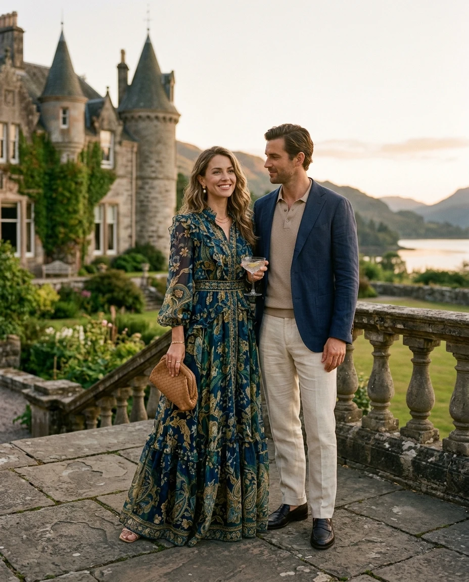 Gemma Deeks Style Guide: Resort Wear Date night in Scotland Summer 2026