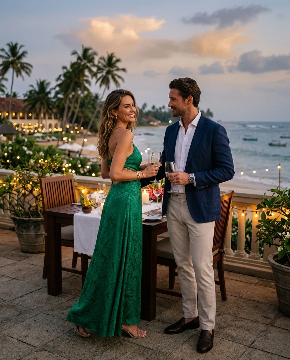 Gemma Deeks Style Guide: Resort Wear Date night in Sri Lanka Summer 2026