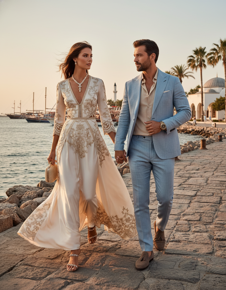 Gemma Deeks Style Guide: Resort Wear Date night in Turkey Summer 2026