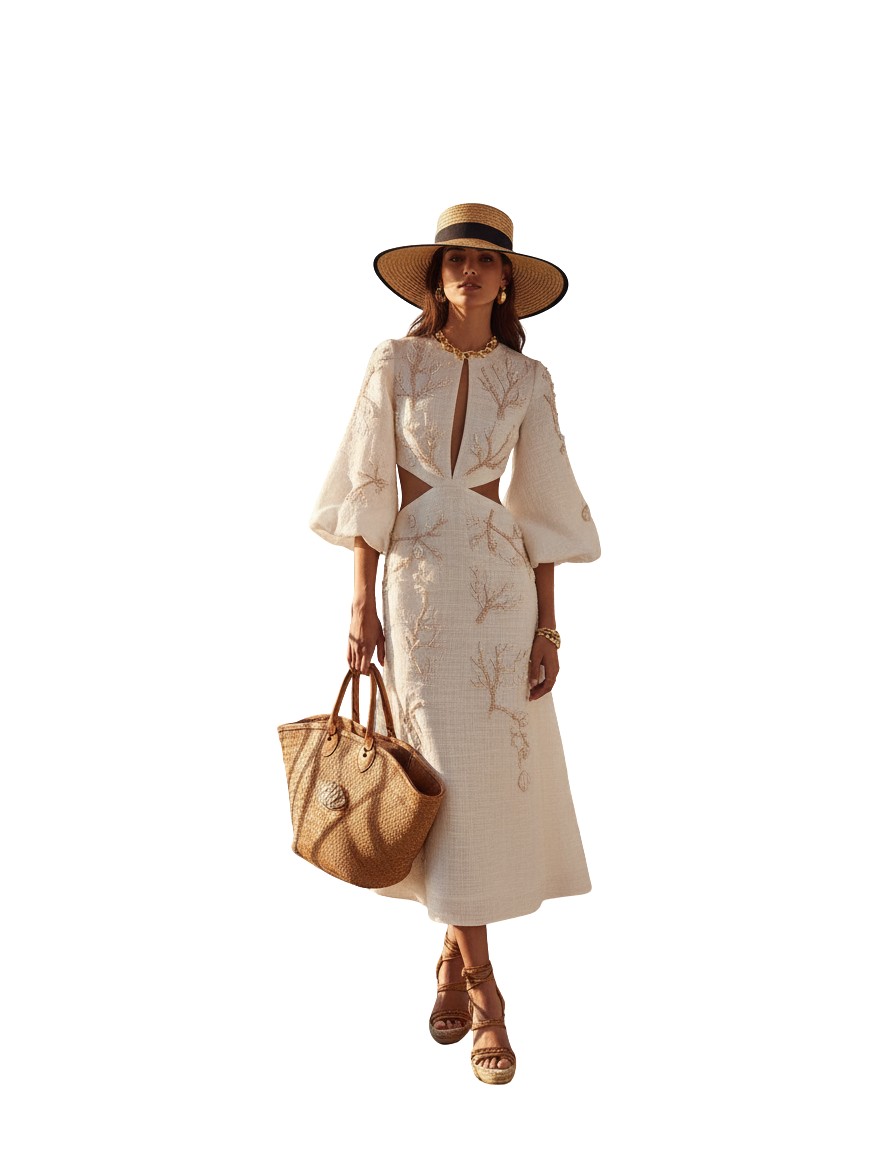 Gemma Deeks Style Guide: Resort Wear Designer Summer Dresses in Capri Summer 2026