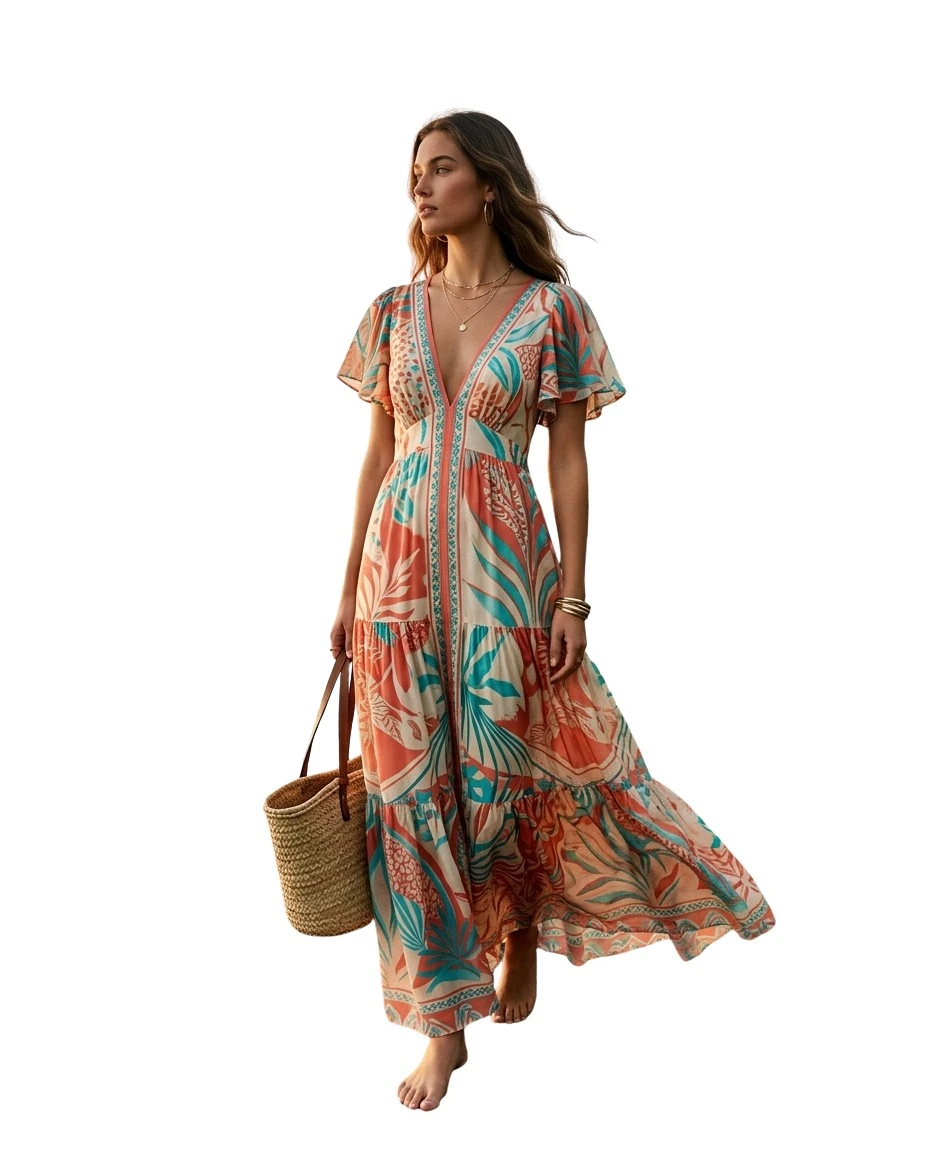 Gemma Deeks Style Guide: Resort Wear Designer Summer Dresses in Hawaii Summer 2026