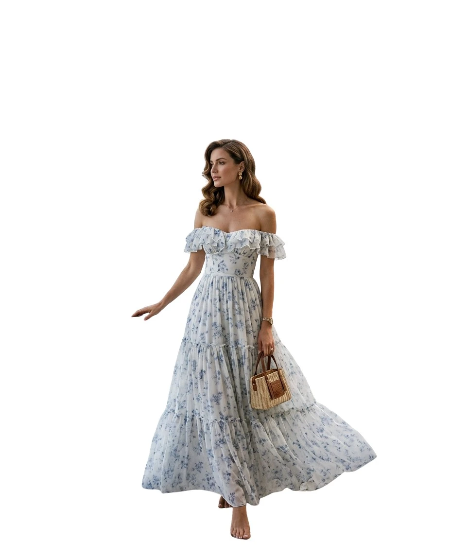 Gemma Deeks Style Guide: Resort Wear Designer Summer Dresses in Lake Como Summer 2026