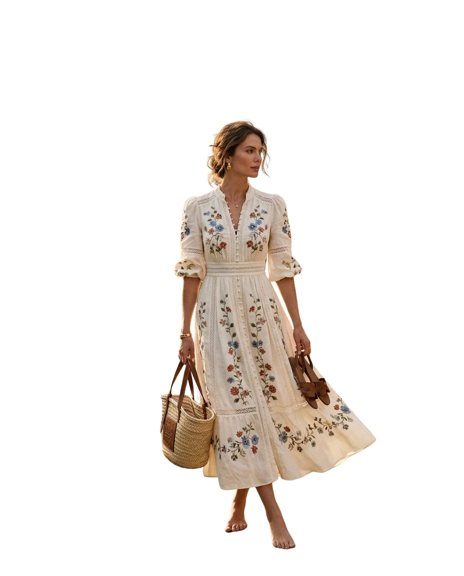 Gemma Deeks Style Guide: Resort Wear Designer Summer Dresses in Tuscany Summer 2026