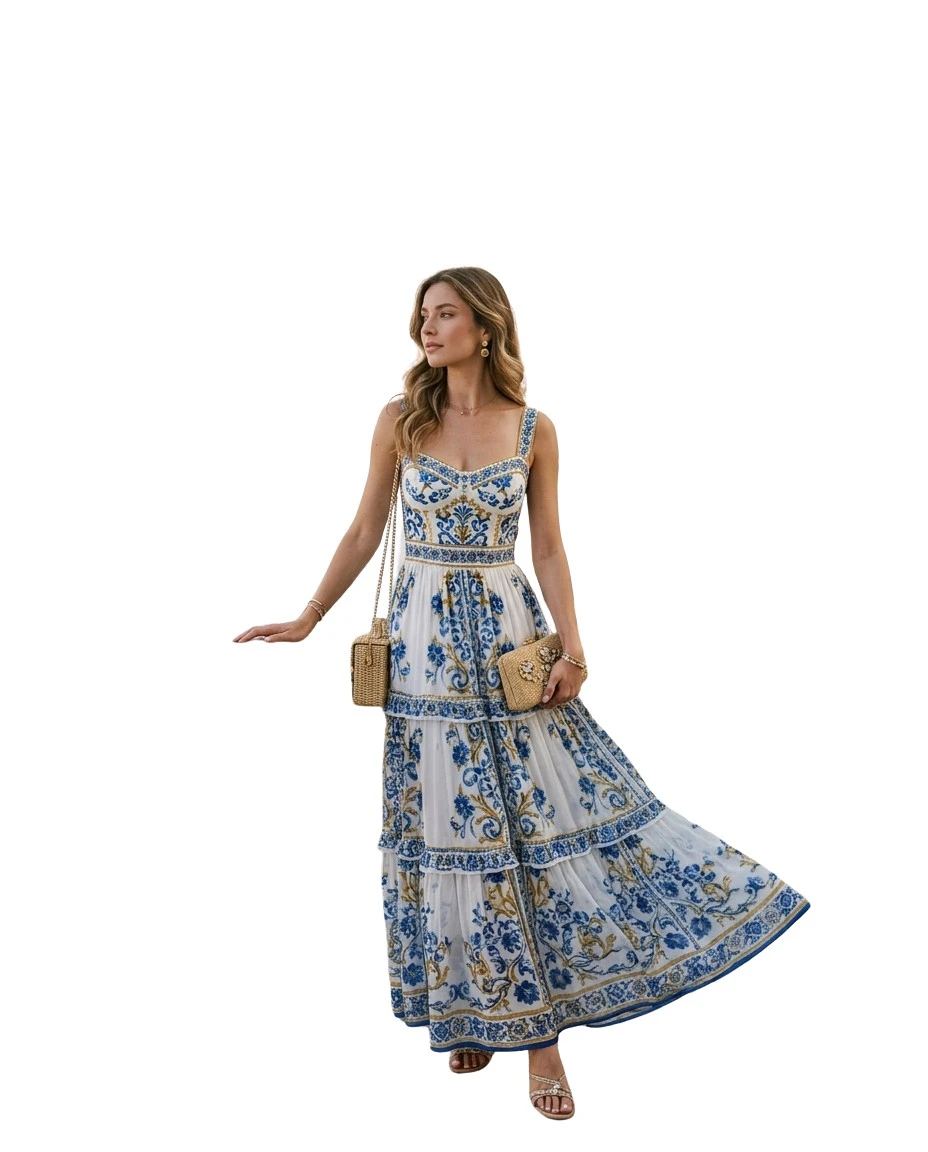 Gemma Deeks Style Guide: Resort Wear Designer Summer Dresses in Venice Summer 2026