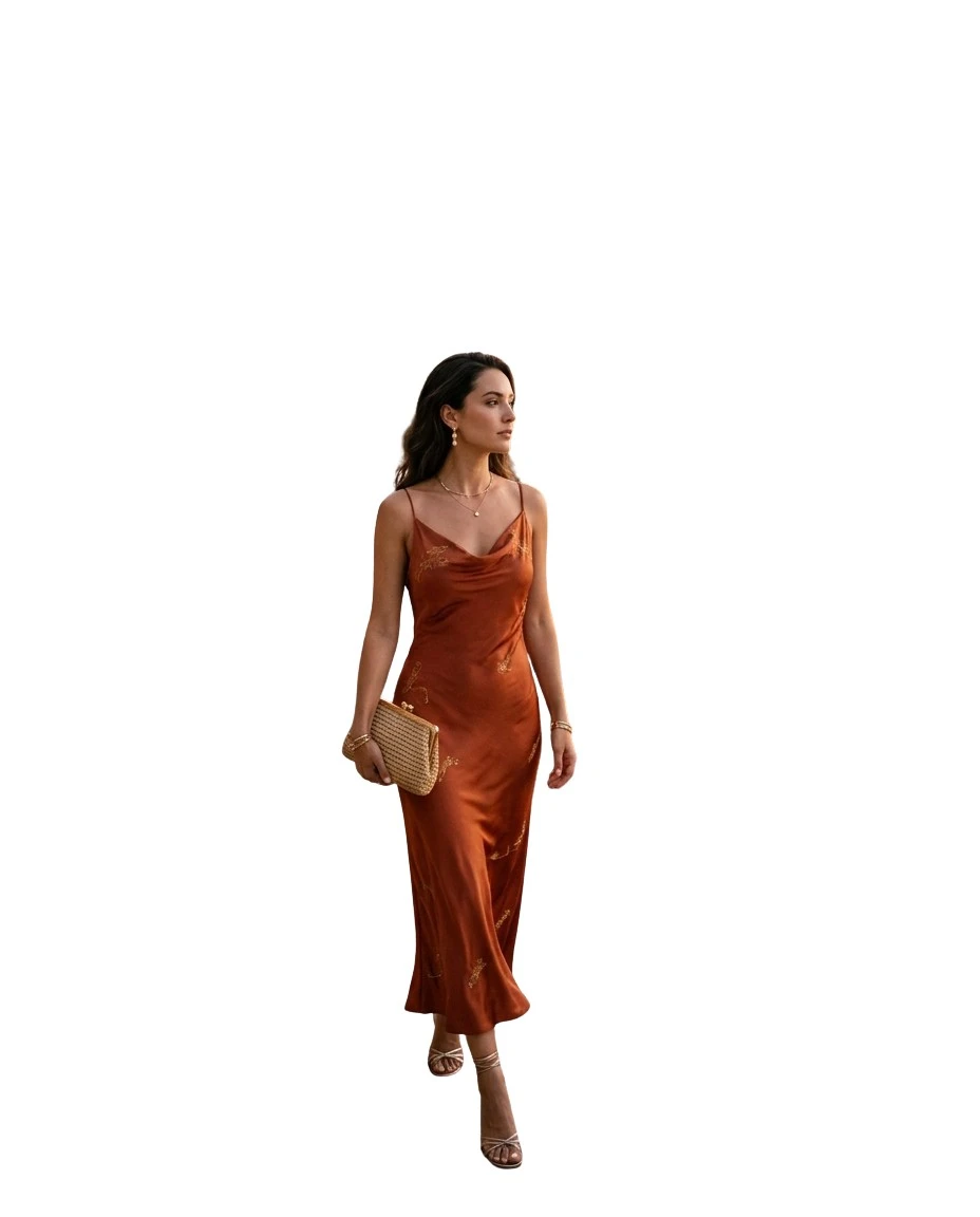 Gemma Deeks Style Guide: Resort Wear dinner outfit in Montenegro Summer 2026