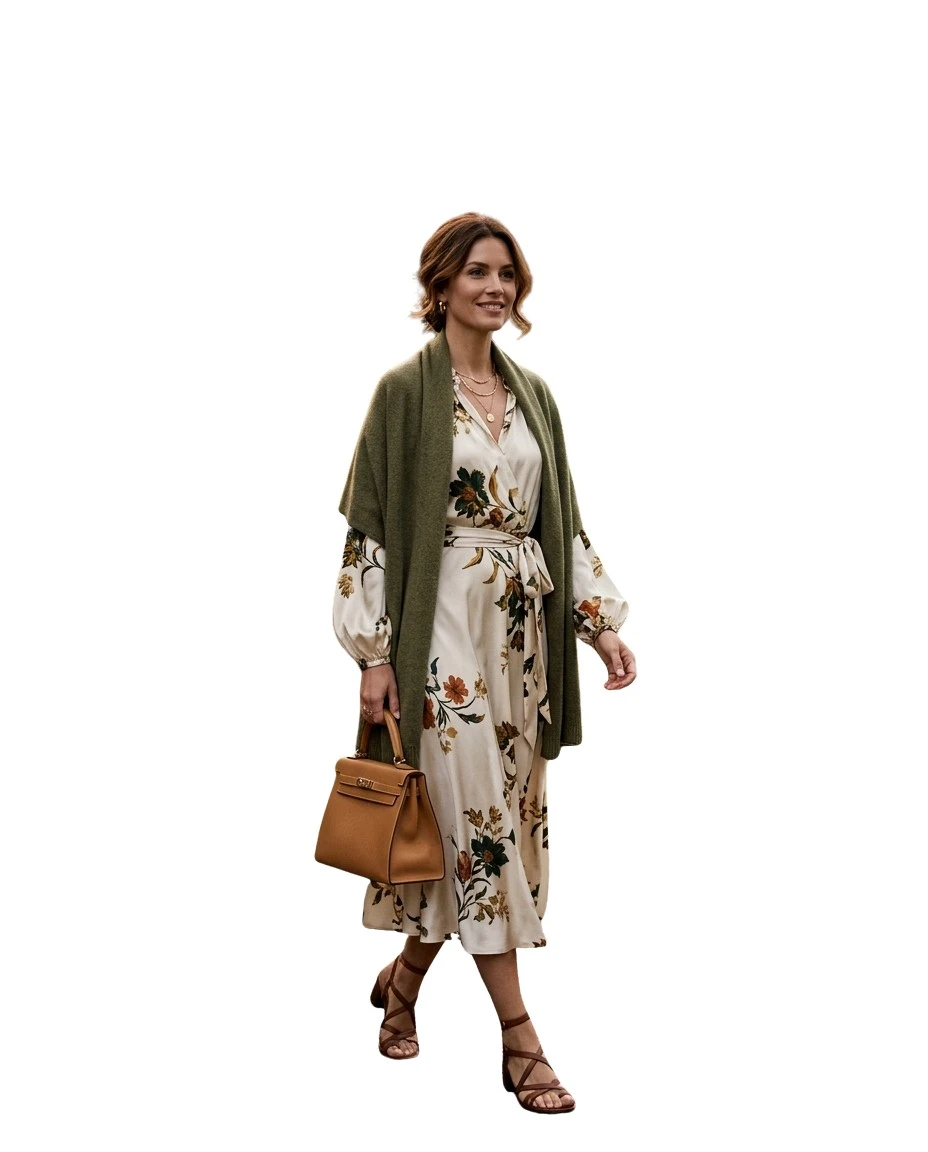 Gemma Deeks Style Guide: Resort Wear dinner outfit in Scotland Summer 2026