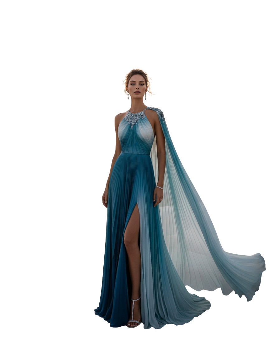 Gemma Deeks Style Guide: Resort Wear gala gown in Greece Summer 2026