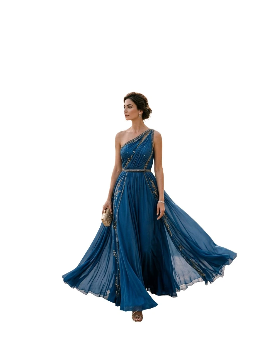 Gemma Deeks Style Guide: Resort Wear gala gown in Montenegro Summer 2026