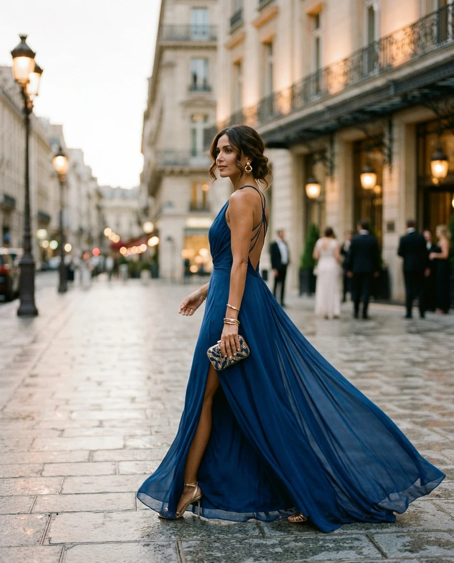 Gemma Deeks Style Guide: Resort Wear gala gown in Paris Summer 2026