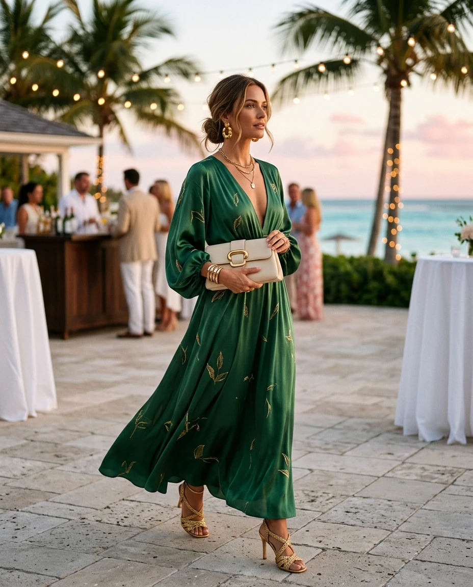Gemma Deeks Style Guide: Resort Wear Holiday parties in Bahamas Summer 2026