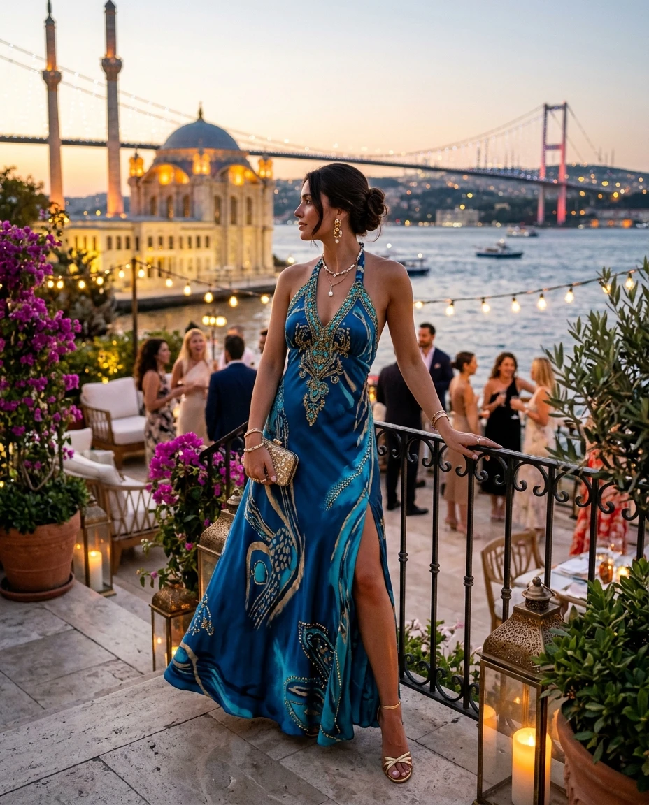 Gemma Deeks Style Guide: Resort Wear Holiday parties in Istanbul Summer 2026