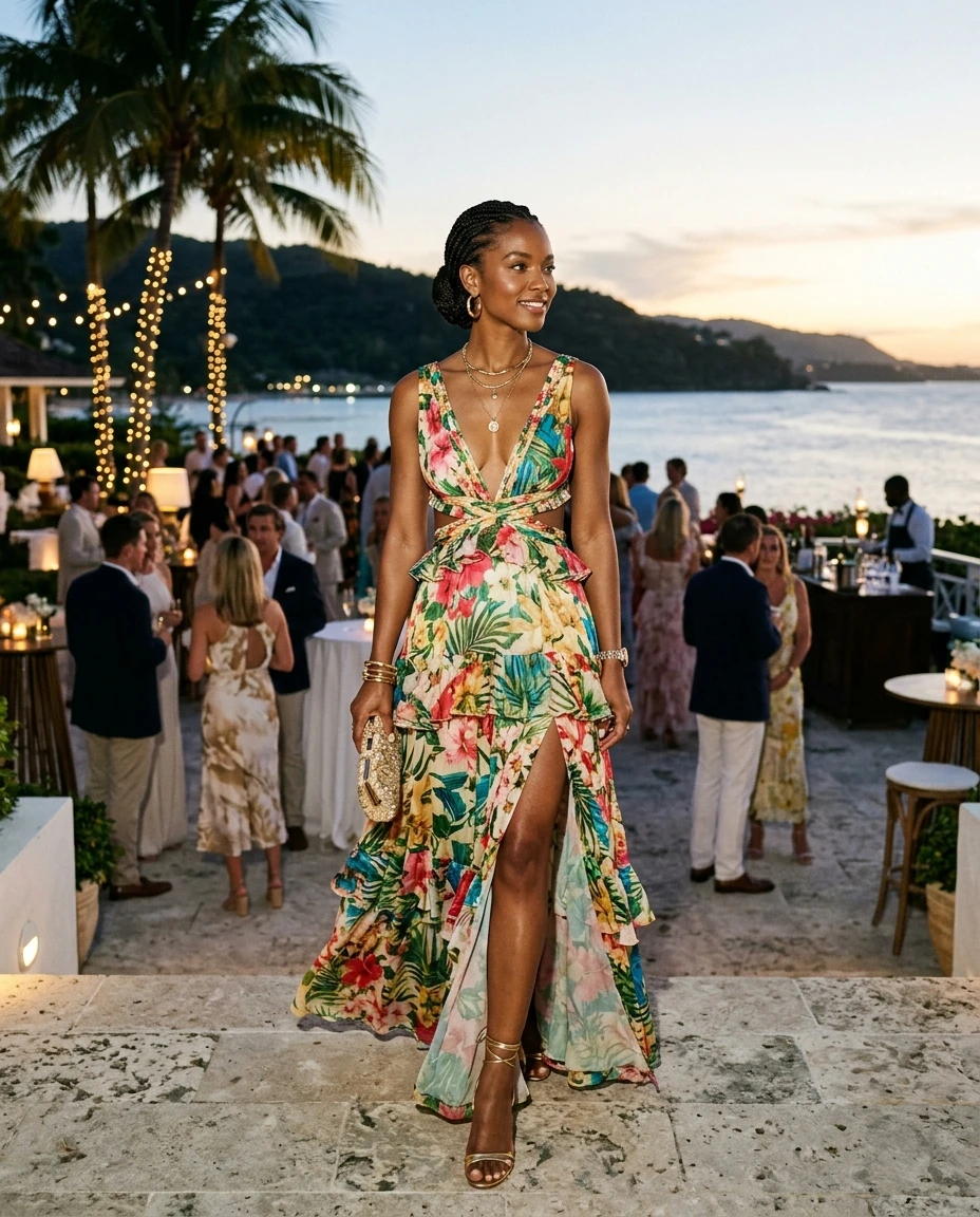 Gemma Deeks Style Guide: Resort Wear Holiday parties in Montego Bay Summer 2026