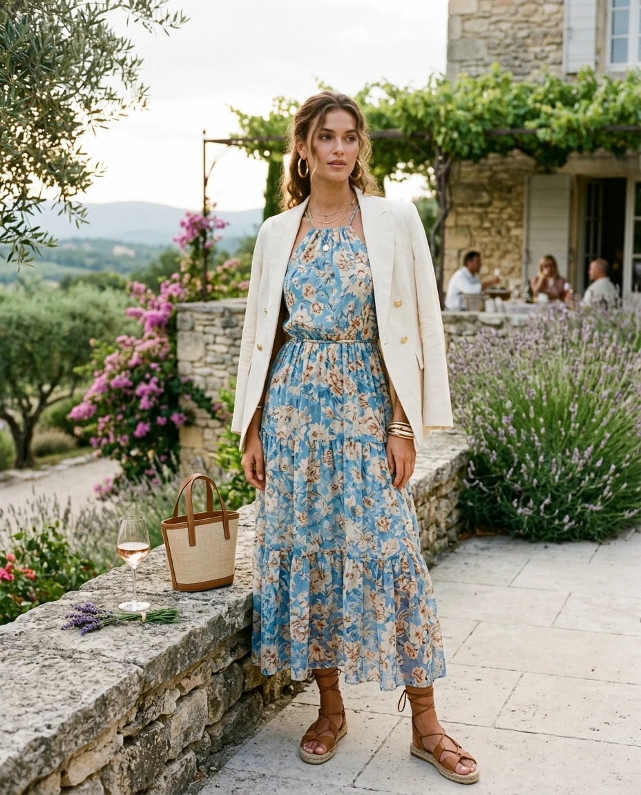 Gemma Deeks Style Guide: Resort Wear Holiday parties in Provence France Summer 2026