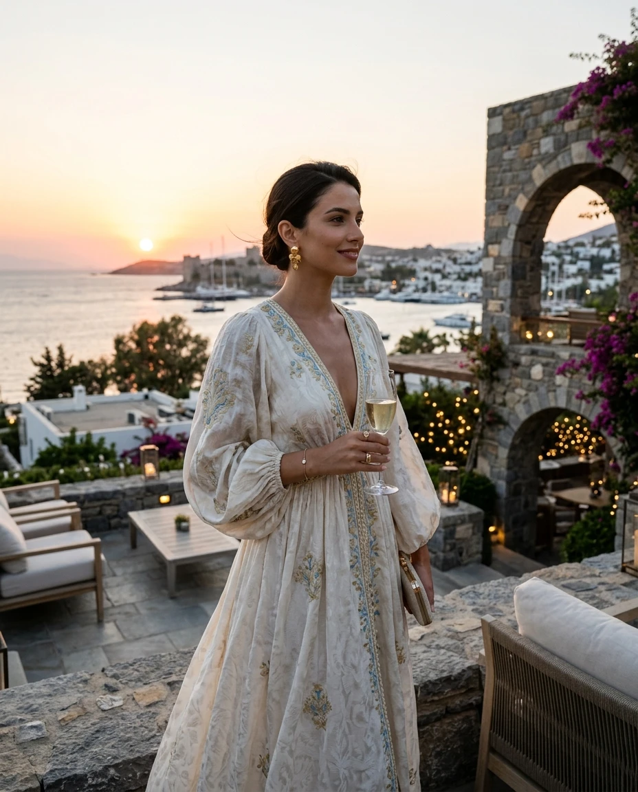 Gemma Deeks Style Guide: Resort Wear Holiday parties in Turkey Summer 2026