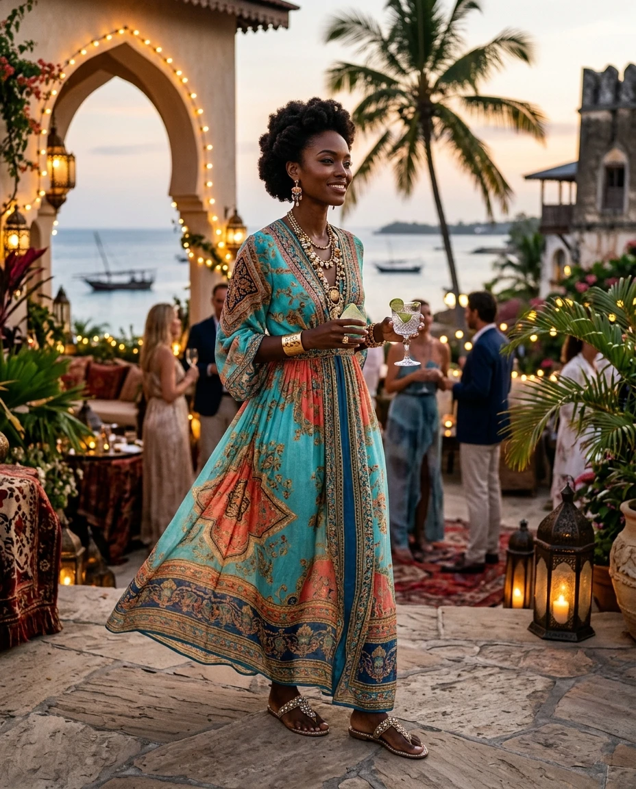 Gemma Deeks Style Guide: Resort Wear Holiday parties in Zanzibar Summer 2026