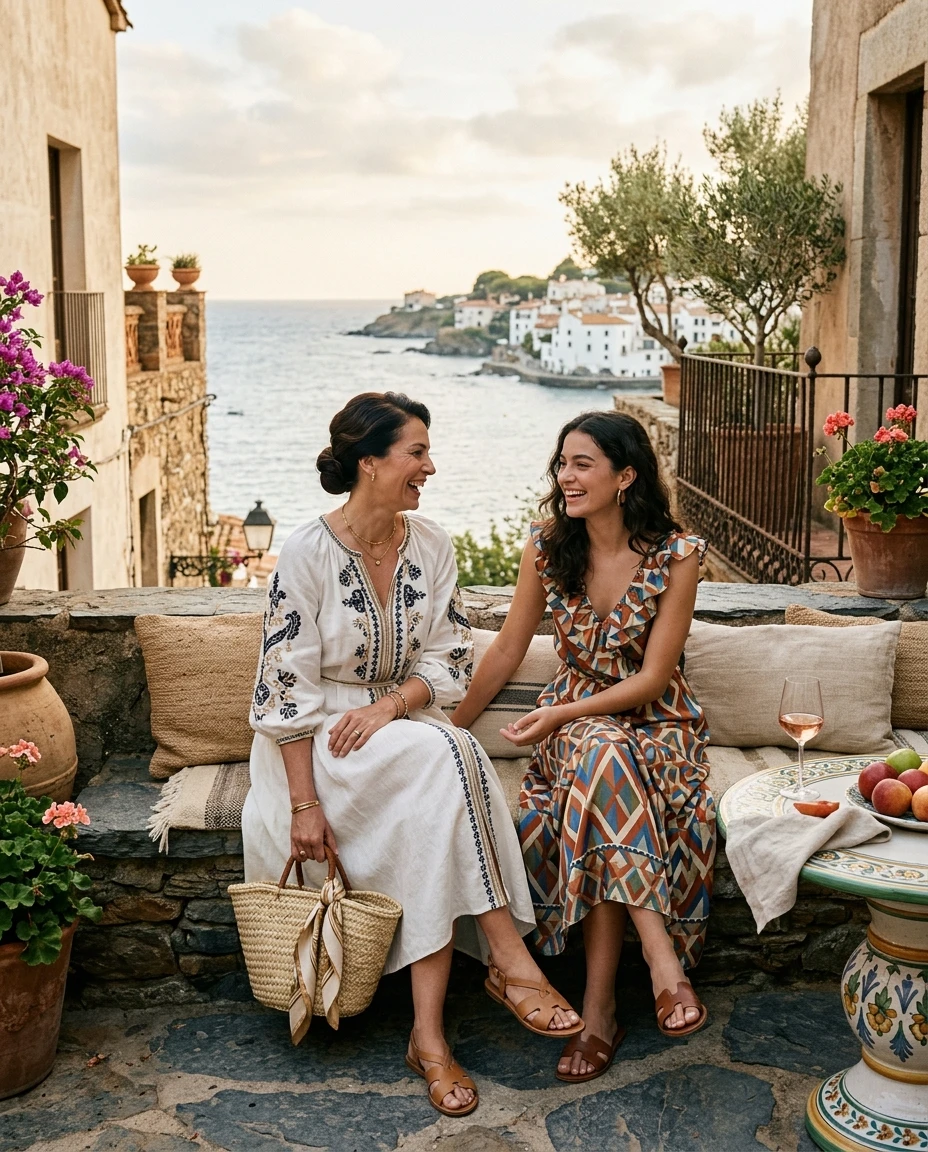 Gemma Deeks Style Guide: Resort Wear Mother’s Day in Catalonia Summer 2026