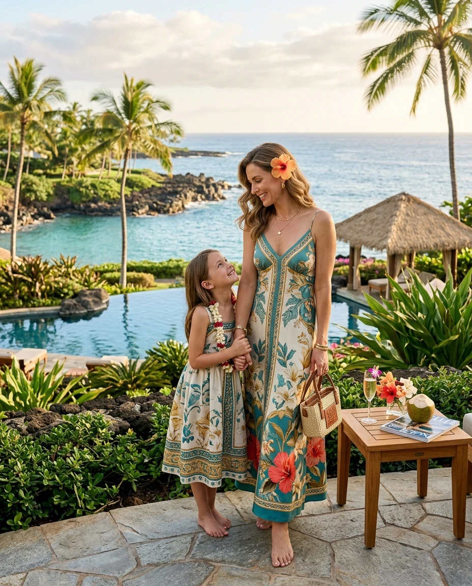 Gemma Deeks Style Guide: Resort Wear Mother’s Day in Hawaii Summer 2026