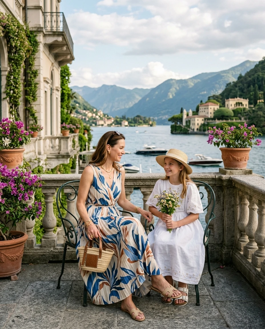 Gemma Deeks Style Guide: Resort Wear Mother’s Day in Lake Como Summer 2026