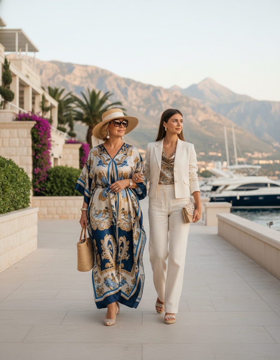 Gemma Deeks Style Guide: Resort Wear Mother’s Day in Montenegro Summer 2026
