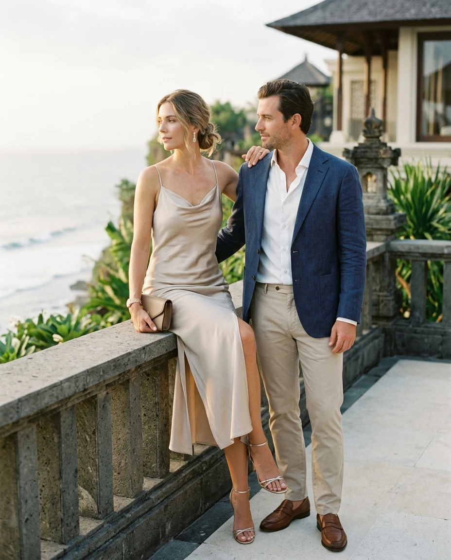 Gemma Deeks Style Guide: Semi Formal Anniversary in Bali Summer 2026