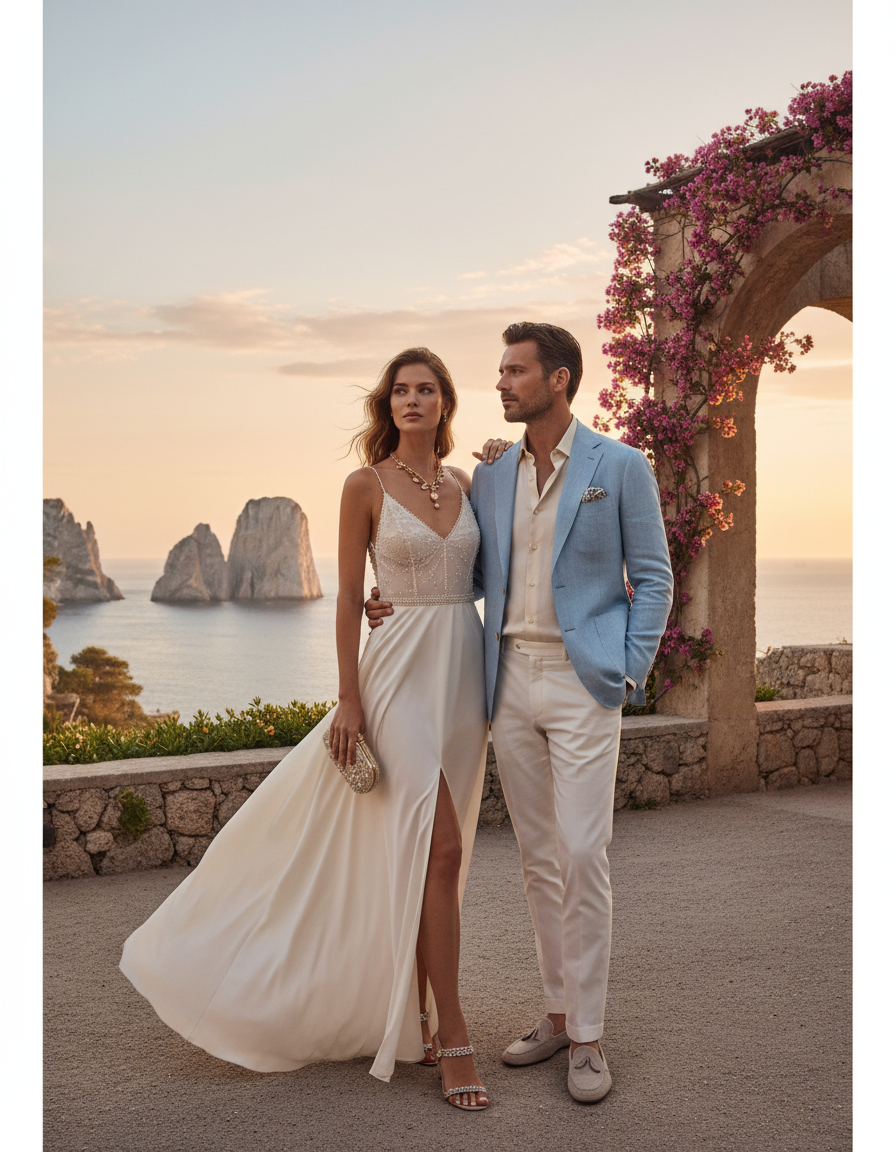 Gemma Deeks Style Guide: Semi Formal Anniversary in Capri Summer 2026