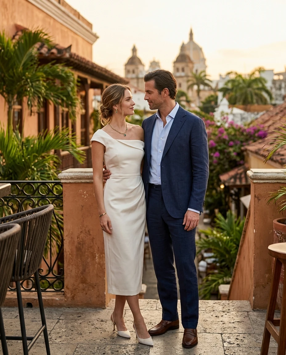 Gemma Deeks Style Guide: Semi Formal Anniversary in Colombia Summer 2026