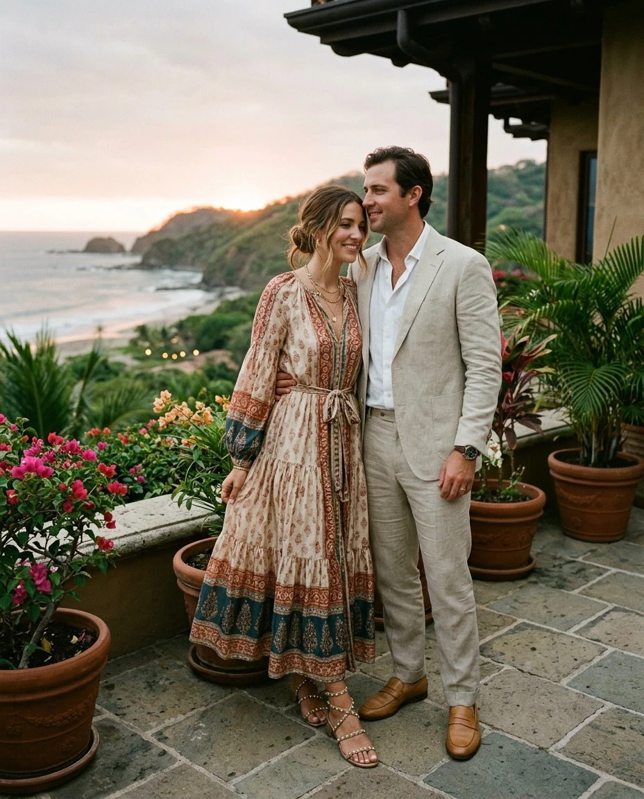 Gemma Deeks Style Guide: Semi Formal Anniversary in Costa Rica Summer 2026
