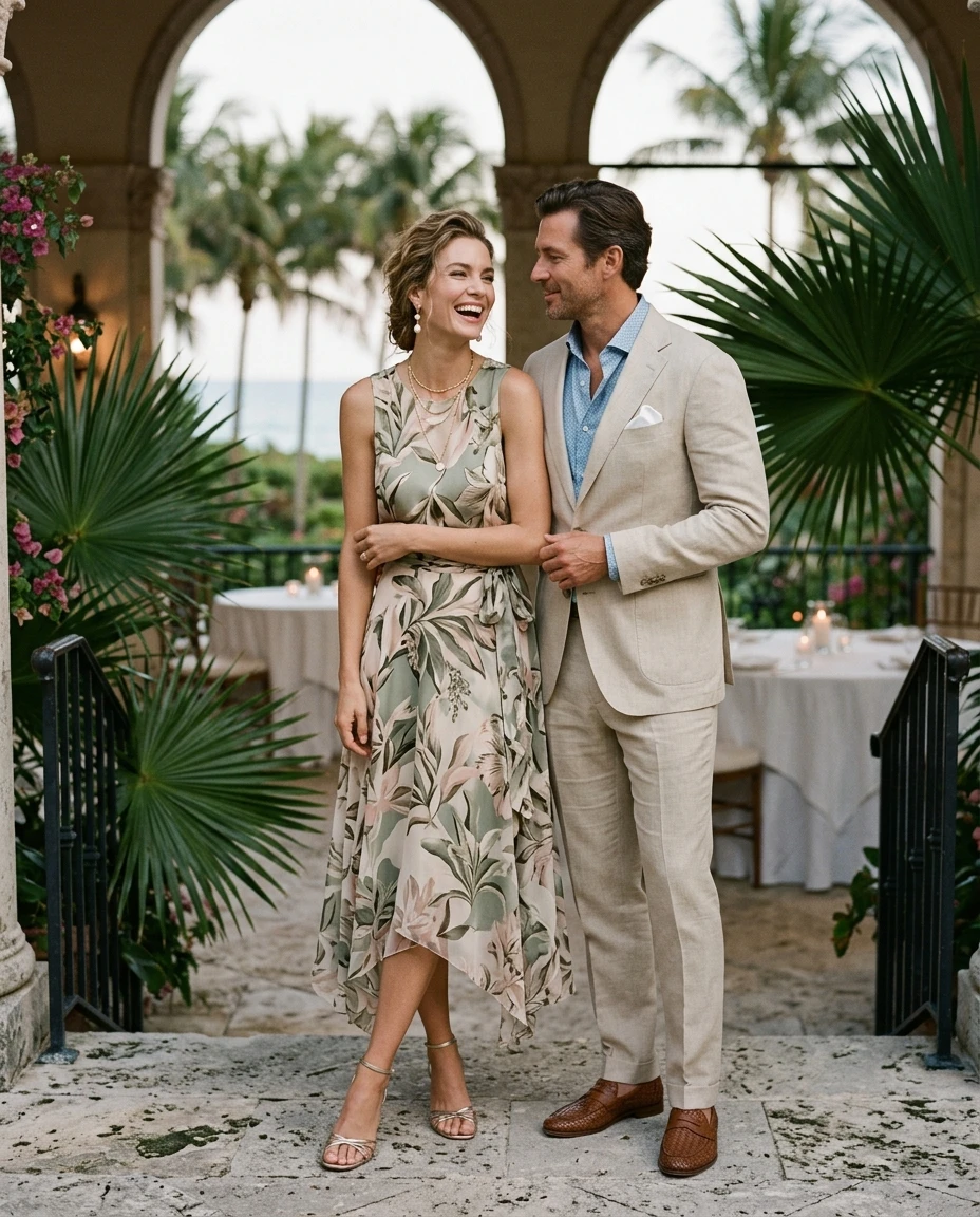 Gemma Deeks Style Guide: Semi Formal Anniversary in Florida Summer 2026