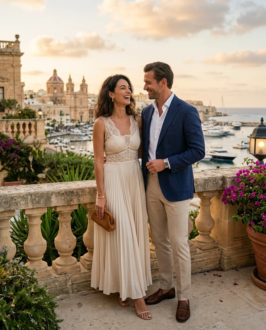 Gemma Deeks Style Guide: Semi Formal Anniversary in Malta Summer 2026