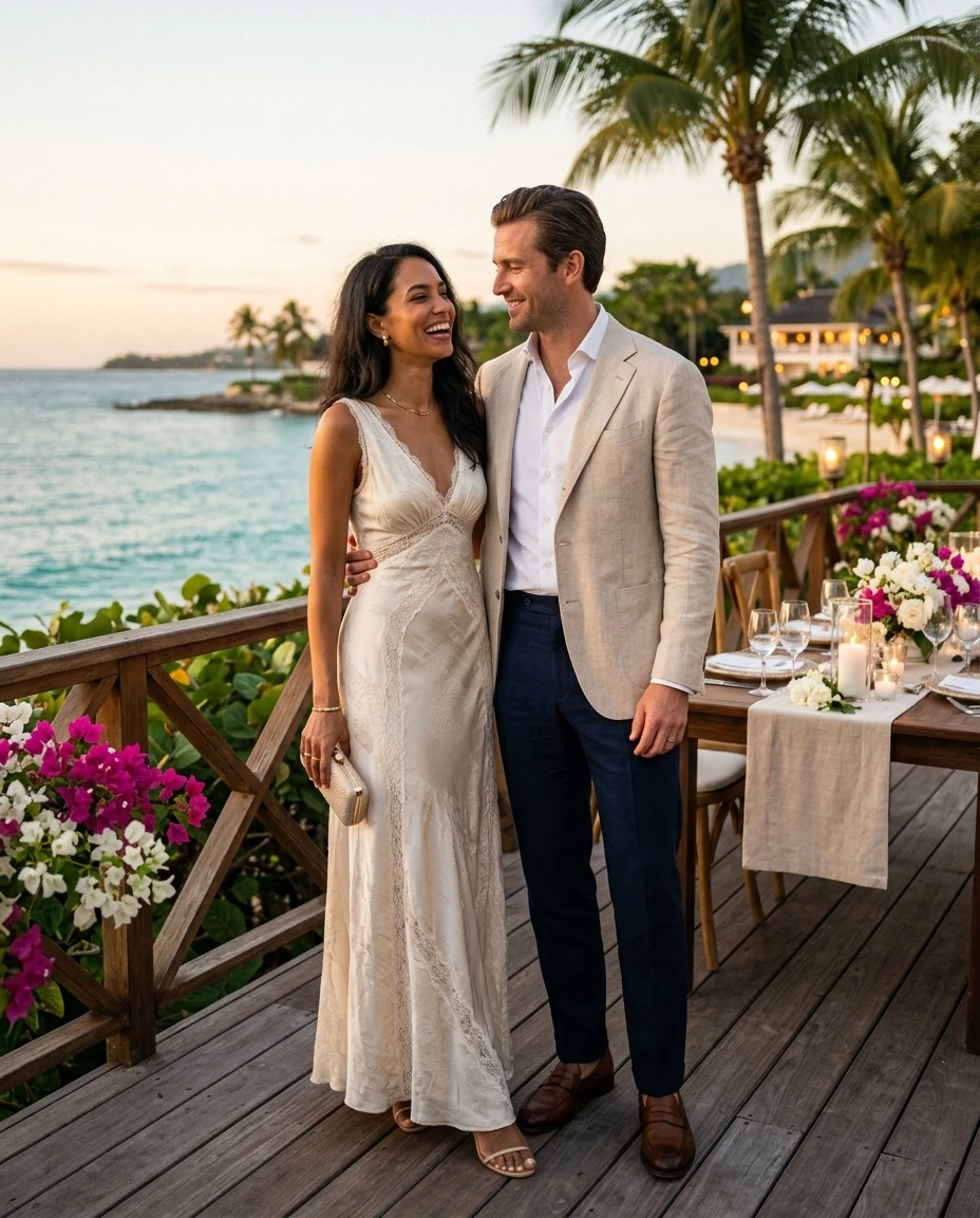 Gemma Deeks Style Guide: Semi Formal Anniversary in Montego Bay Summer 2026