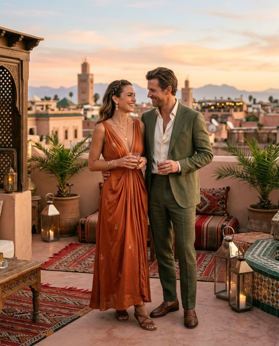 Gemma Deeks Style Guide: Semi Formal Anniversary in Moroco Summer 2026