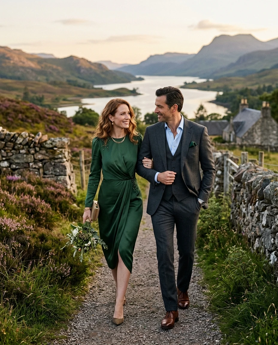 Gemma Deeks Style Guide: Semi Formal Anniversary in Scotland Summer 2026