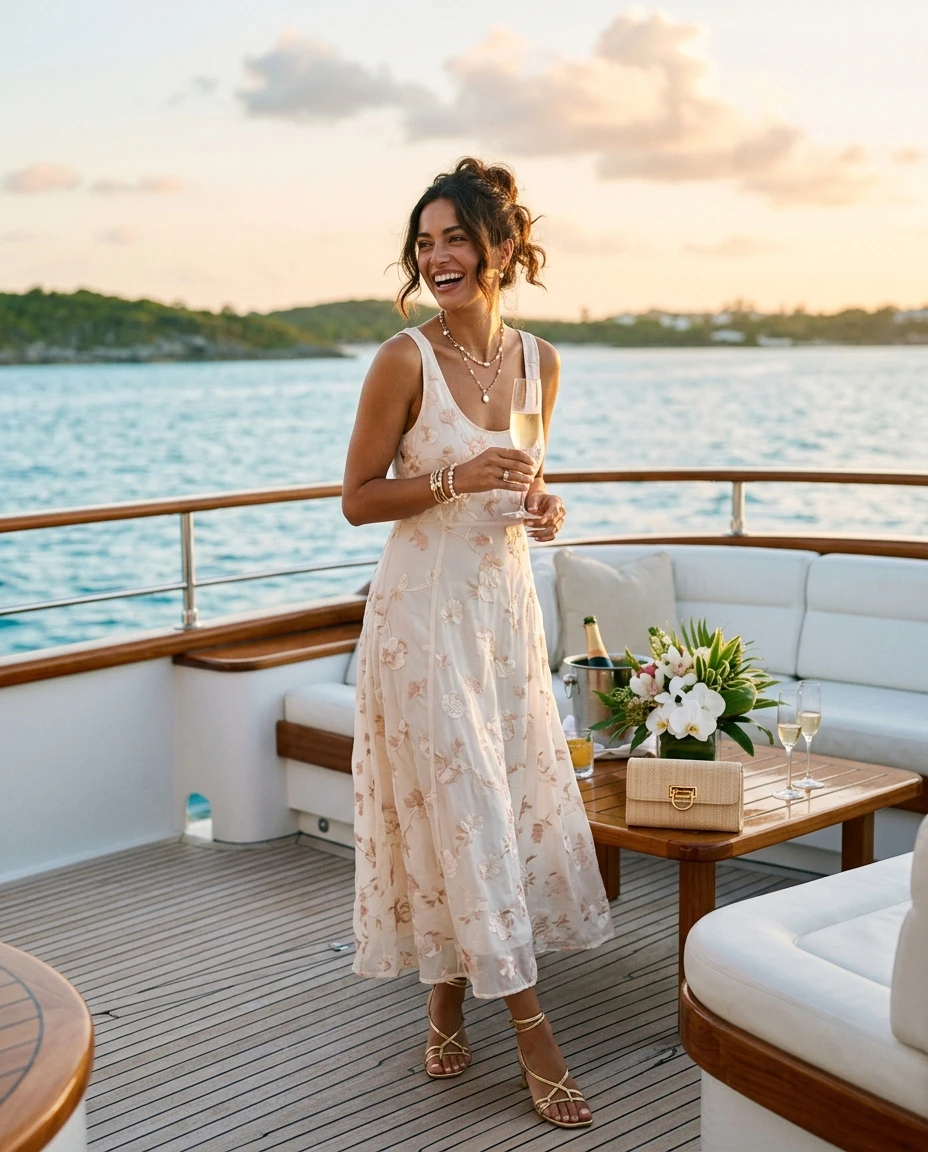 Gemma Deeks Style Guide: Semi Formal Birthday in Bahamas Summer 2026