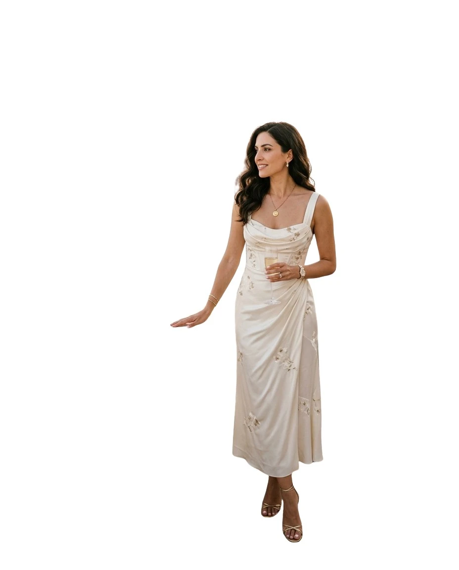 Gemma Deeks Style Guide: Semi Formal Birthday in Santorini Summer 2026