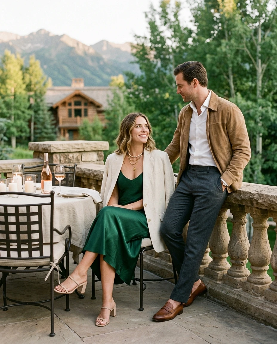 Gemma Deeks Style Guide: Semi Formal Date night in Aspen Summer 2026