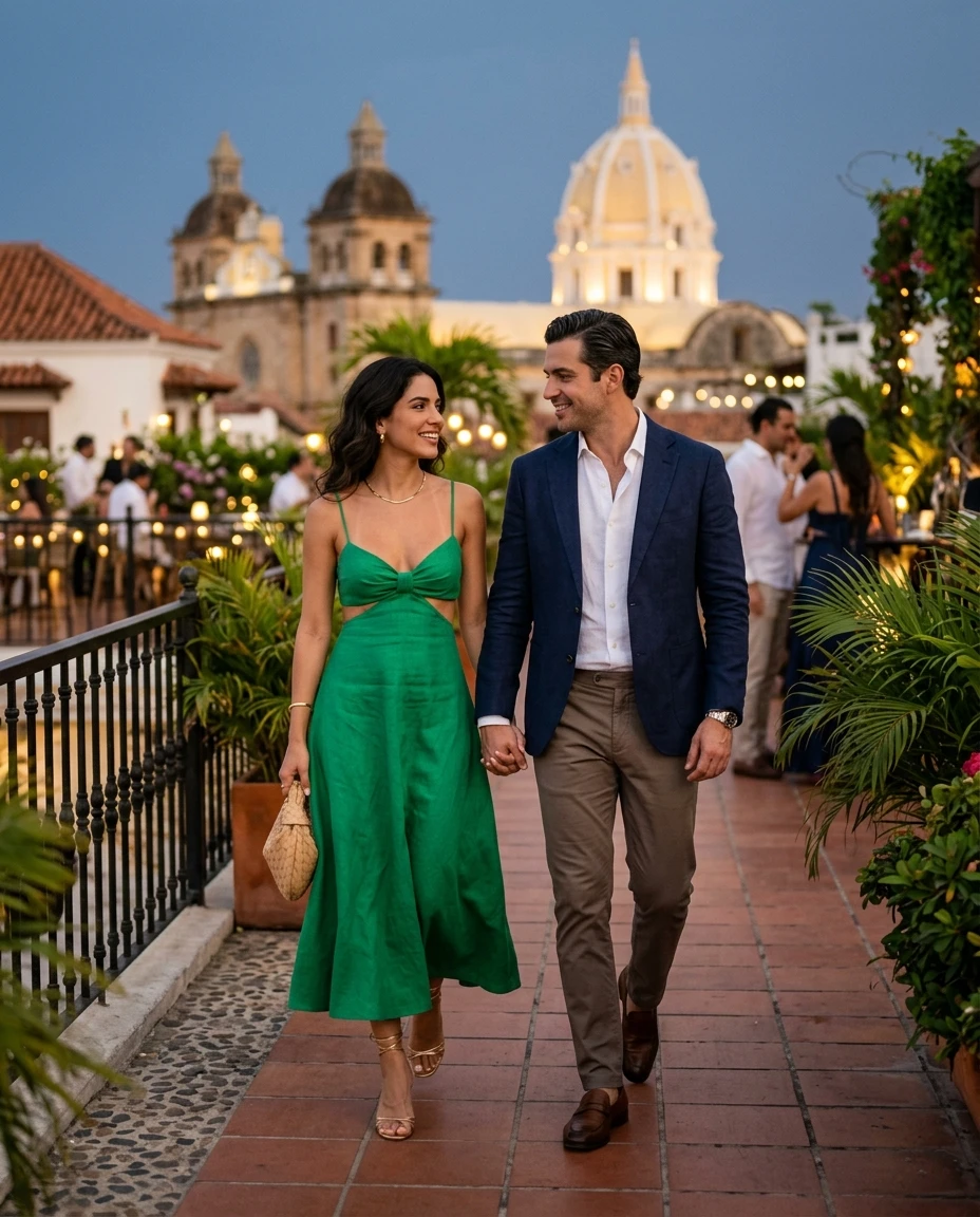 Gemma Deeks Style Guide: Semi Formal Date night in Colombia Summer 2026