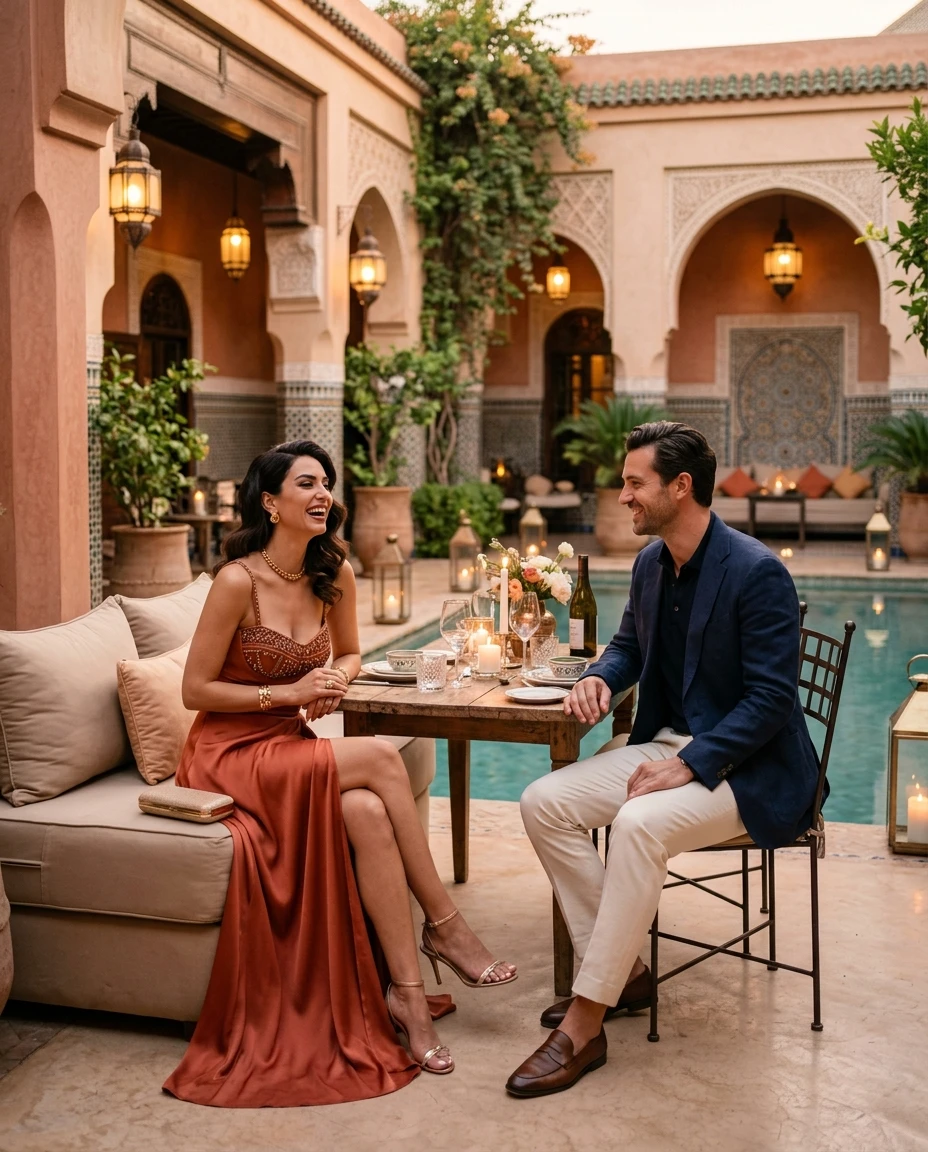 Gemma Deeks Style Guide: Semi Formal Date night in Marrakech Summer 2026