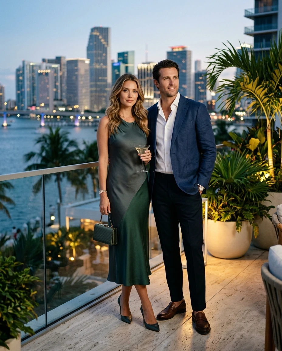 Gemma Deeks Style Guide: Semi Formal Date night in Miami Summer 2026