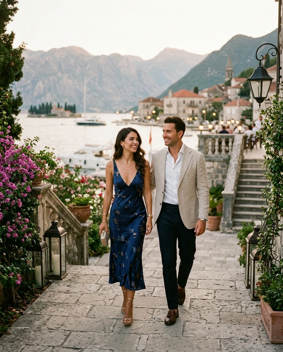 Gemma Deeks Style Guide: Semi Formal Date night in Montenegro Summer 2026