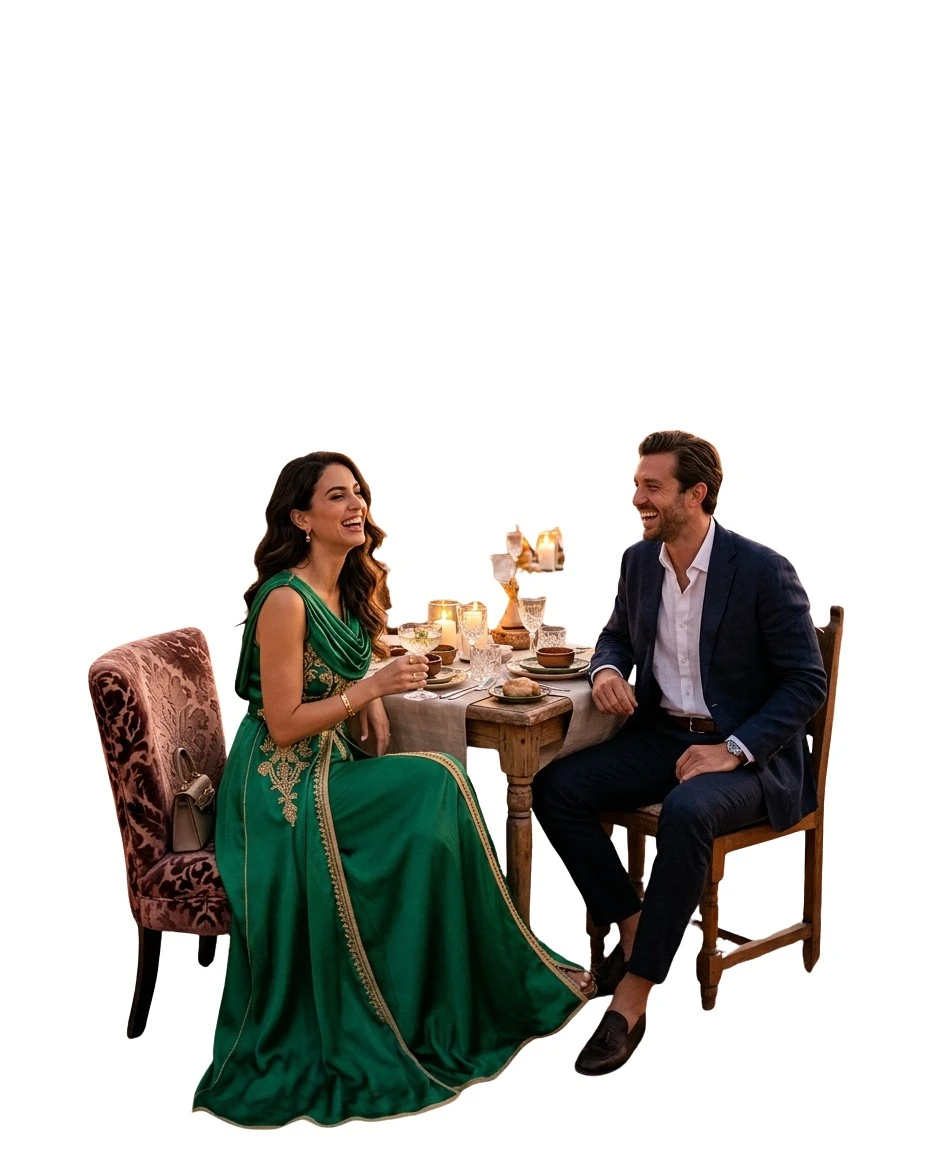 Gemma Deeks Style Guide: Semi Formal Date night in Moroco Summer 2026