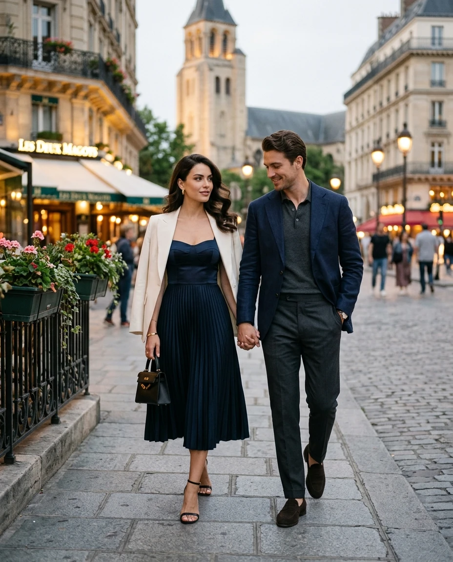 Gemma Deeks Style Guide: Semi Formal Date night in Paris Summer 2026