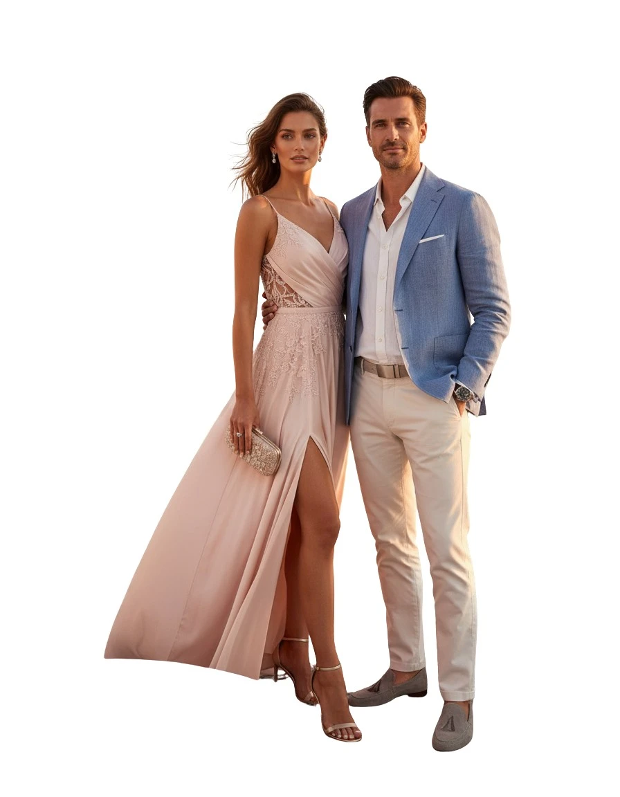 Gemma Deeks Style Guide: Semi Formal Date night in Santorini Summer 2026
