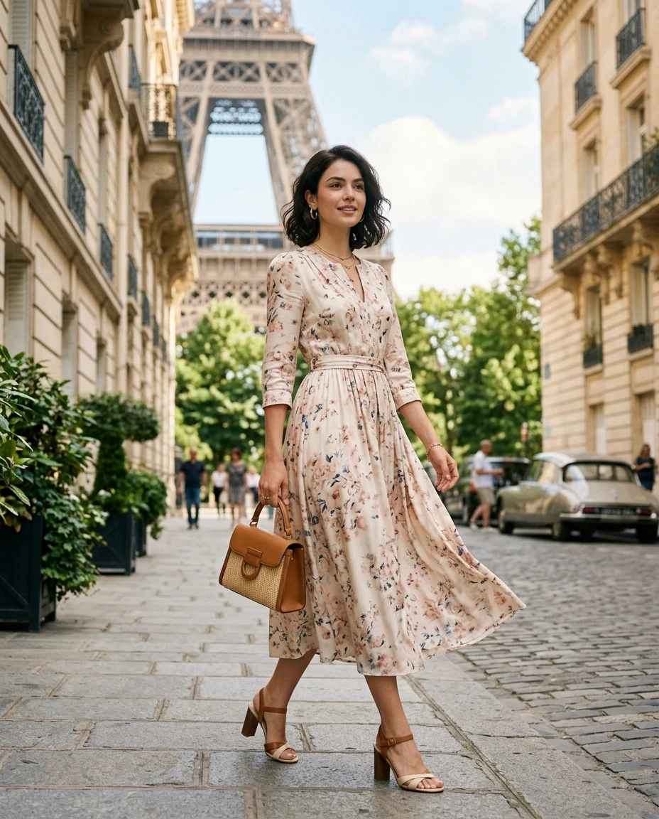 Gemma Deeks Style Guide: Semi Formal Designer Summer Dresses in Paris Summer 2026