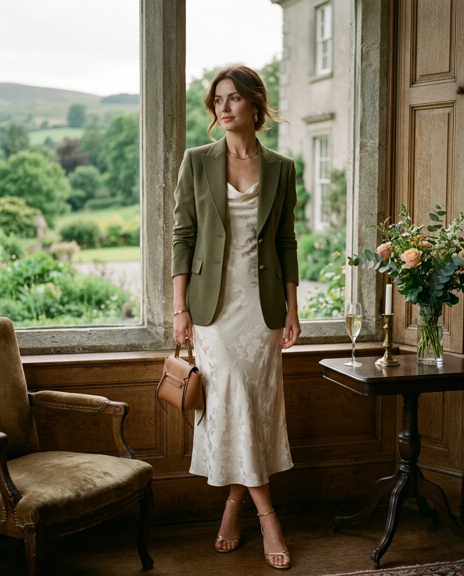 Gemma Deeks Style Guide: Semi Formal dinner outfit in Ireland Summer 2026