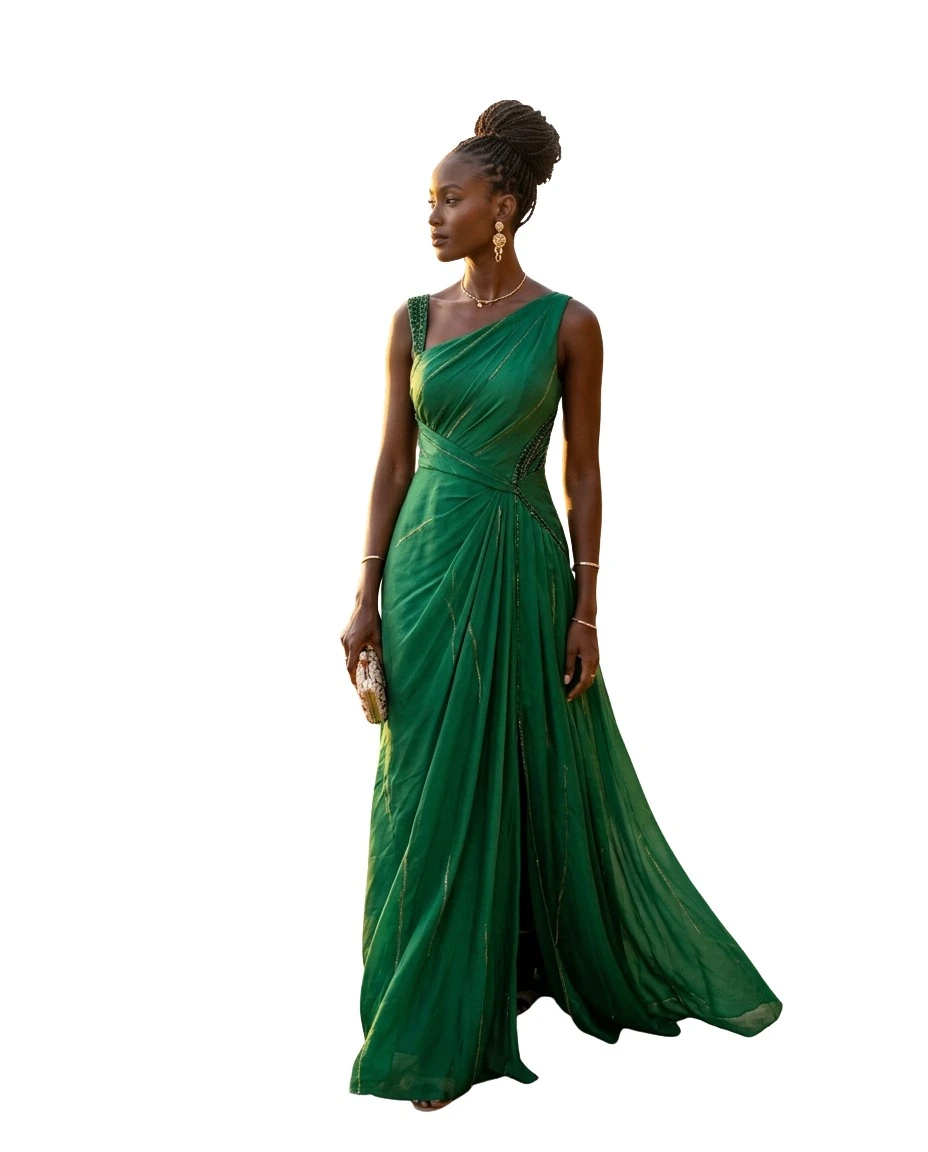 Gemma Deeks Style Guide: Semi Formal gala gown in Kenya Summer 2026