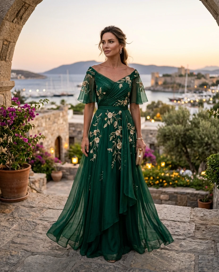 Gemma Deeks Style Guide: Semi Formal gala gown in Turkey Summer 2026